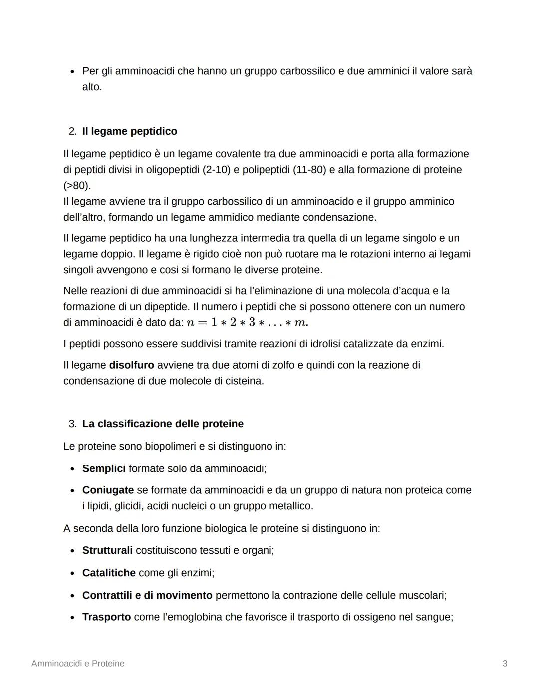 # Amminoacidi e Proteine
Qual è la differenza tra proteine semplici e proteine coniugate?
Quali sono le funzioni degli amminoacidi?
In cosa