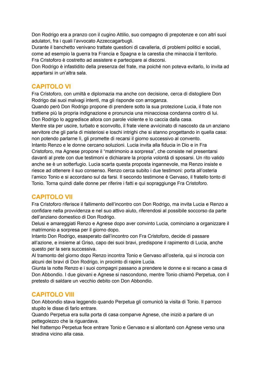 # CAPITOLO I
Il romanzo inizia con la descrizione dei luoghi, in cui si svolgerà la vicenda: le rive del lago di
Como, nei pressi di Lecco,