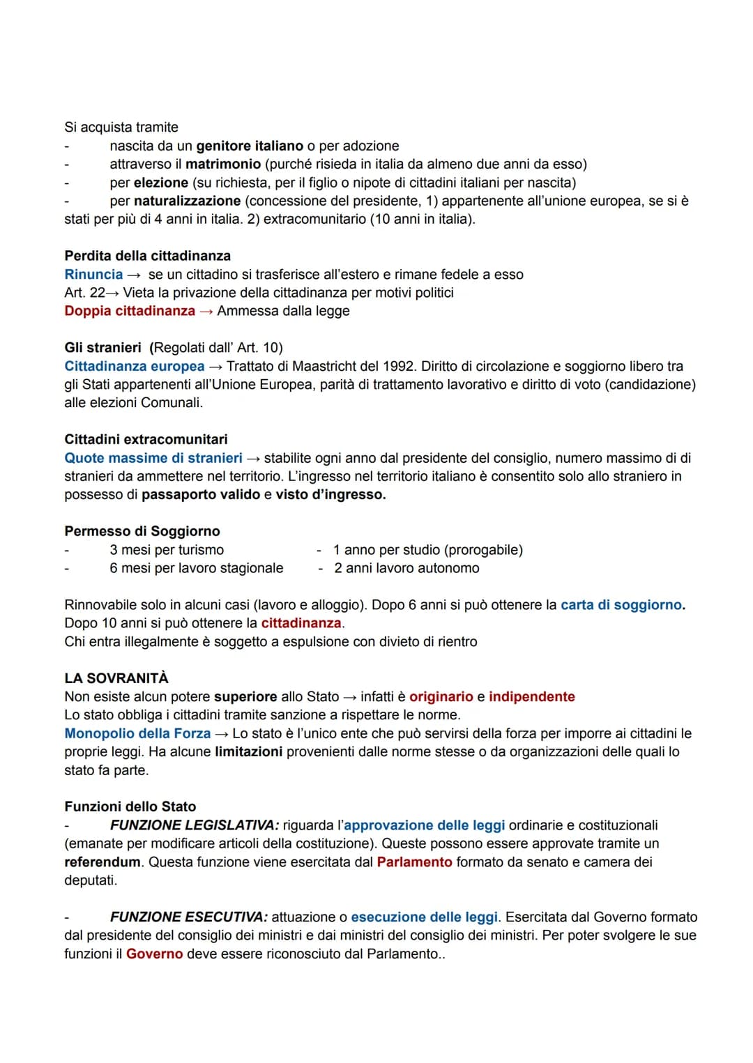 # LO STATO
Lo stato → Ente sociale che si forma quando un popolo si organizza giuridicamente su un determinato
territorio e si sottopone al