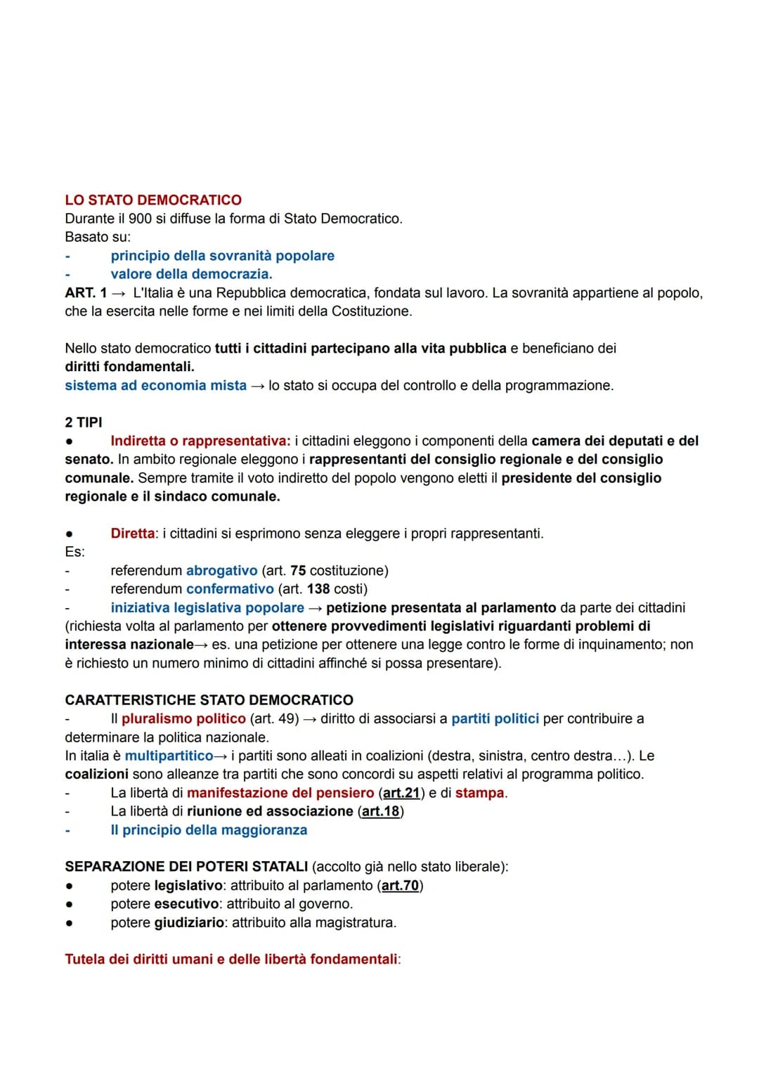 # LO STATO
Lo stato → Ente sociale che si forma quando un popolo si organizza giuridicamente su un determinato
territorio e si sottopone al
