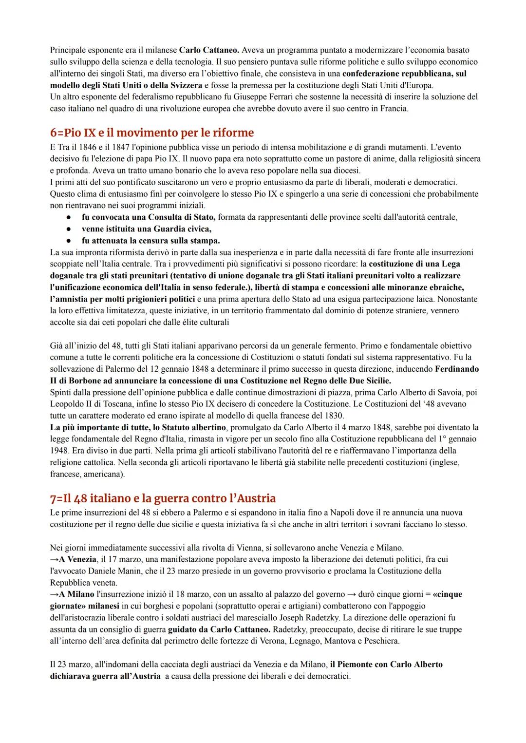 1=L'Italia e la questione nazionale
È un periodo di graduale cambiamento verso l'identificazione nazionale. Anche in italia si attua questo