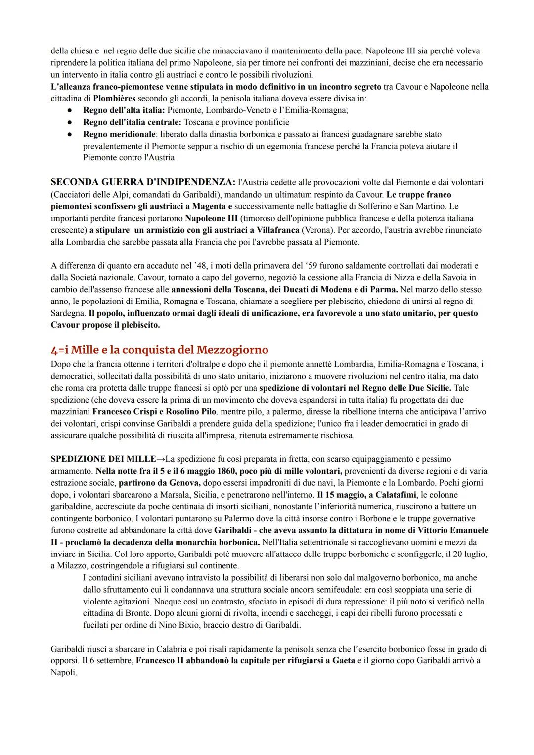 1=L'Italia e la questione nazionale
È un periodo di graduale cambiamento verso l'identificazione nazionale. Anche in italia si attua questo