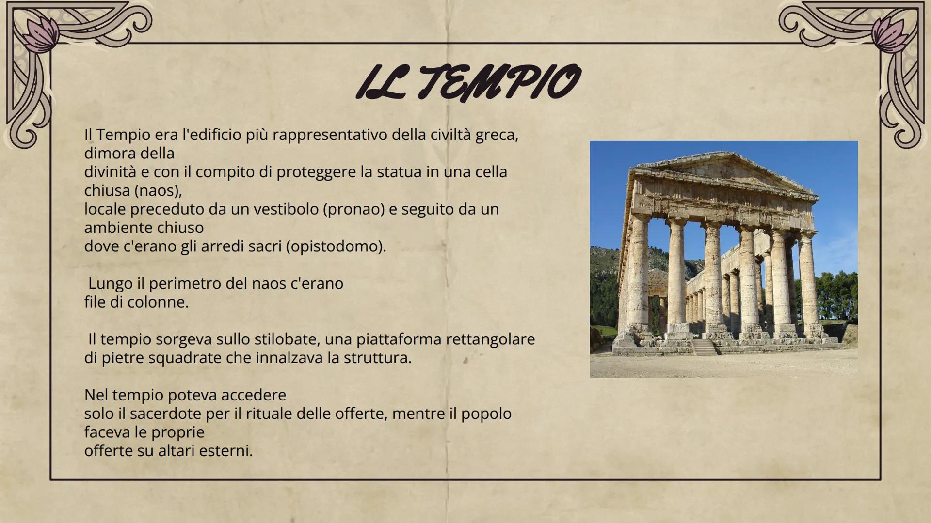 L'ARTE GRECA Per arte greca si intende l'arte della
Grecia antica, ovvero di quelle
popolazioni di lingua ellenica che
abitarono una vasta a