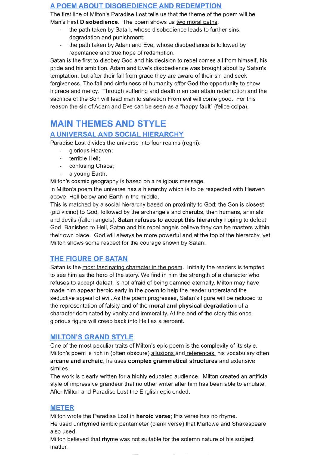 # JOHN MILTON
John Milton is the most important poet of the Puritan Age. He studied Latin, Greek
and Italian culture. He visited Europe and