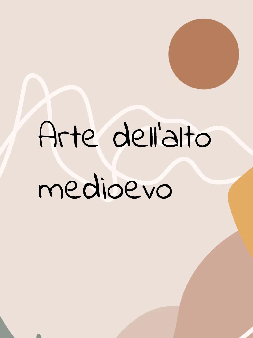 arte dell’alto medioevo