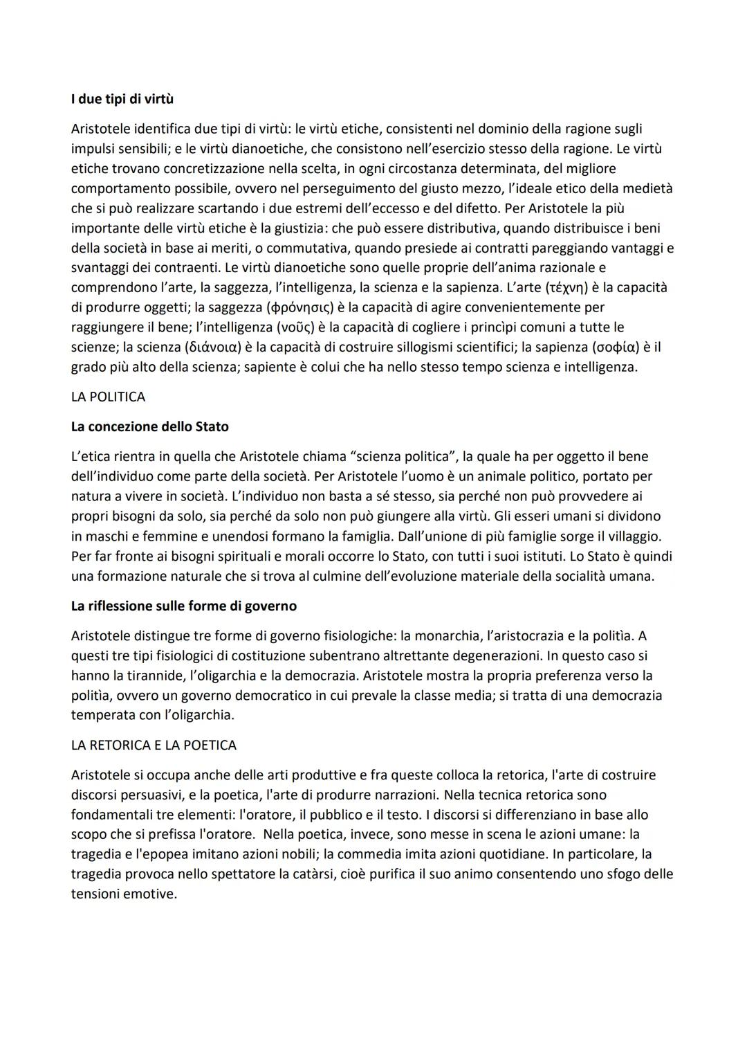 # La vita
ARISTOTELE
Aristotele nasce nel 384 a.C. a Stagira. Trasferitosi ad Atene, entra nell'Accademia di Platone, dove
attua una revis