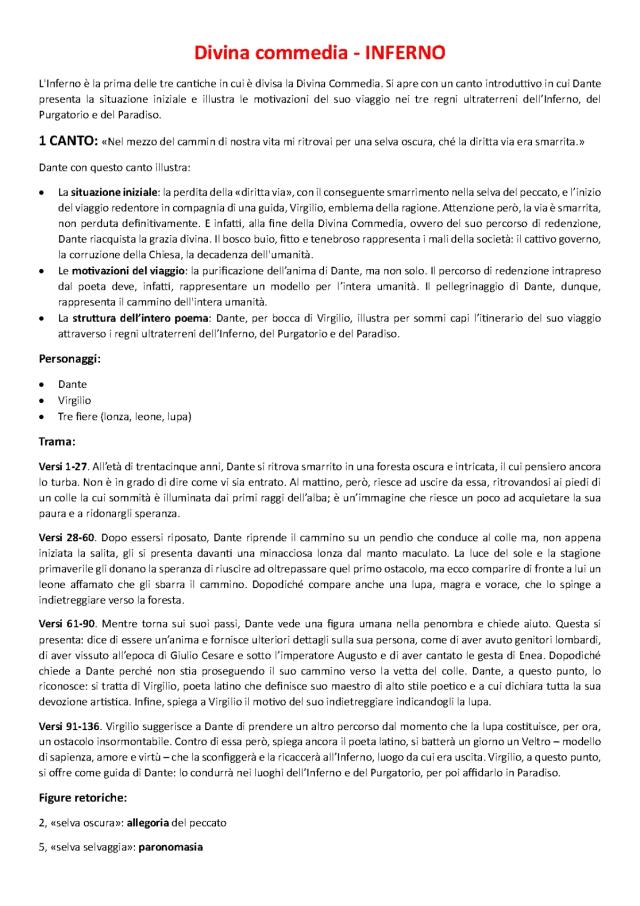 Know INFERNO - Divina Commedia thumbnail