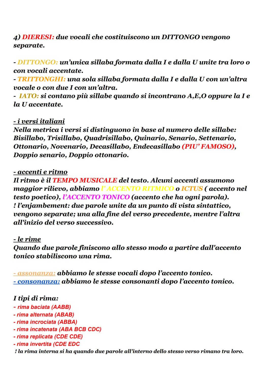 LA POESIA
La poesia risponde ad un'enigma umano, quello di riflettere sulla vita.
Le sue caratteristiche sono; la MUSICALITA'( la frequenza
