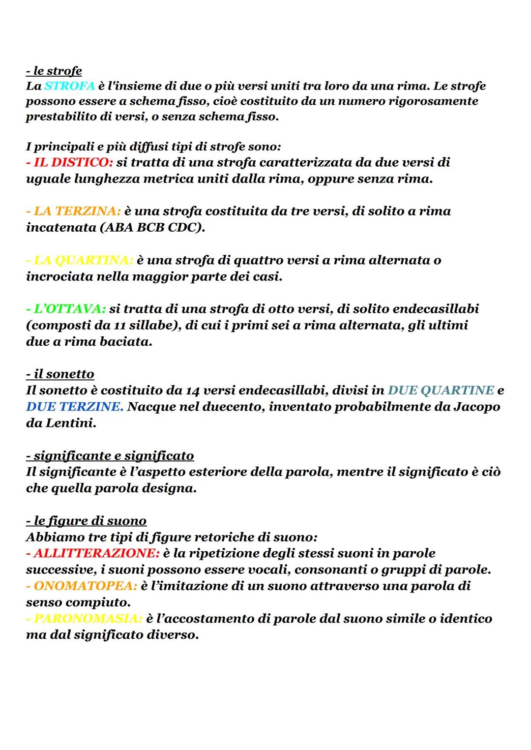 LA POESIA
La poesia risponde ad un'enigma umano, quello di riflettere sulla vita.
Le sue caratteristiche sono; la MUSICALITA'( la frequenza