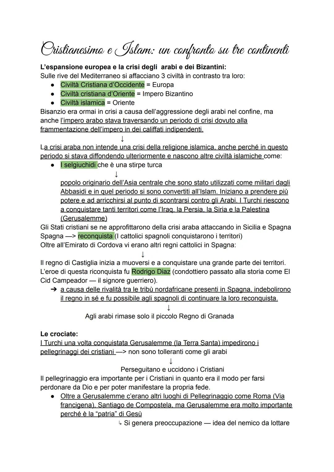 Cristianesimo e Islam: un confronto su tre continenti
