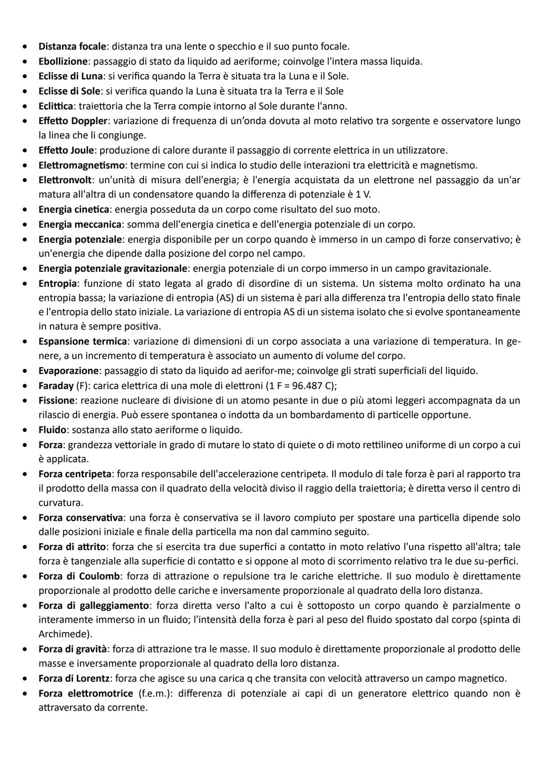 ●
Accelerazione media: quantità vettoriale che esprime il tasso temporale di cambiamento del vettore velocità.
Accelerazione centripeta: acc