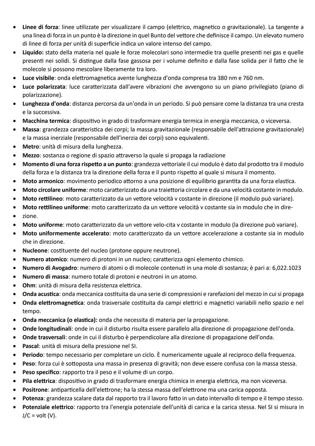 ●
Accelerazione media: quantità vettoriale che esprime il tasso temporale di cambiamento del vettore velocità.
Accelerazione centripeta: acc