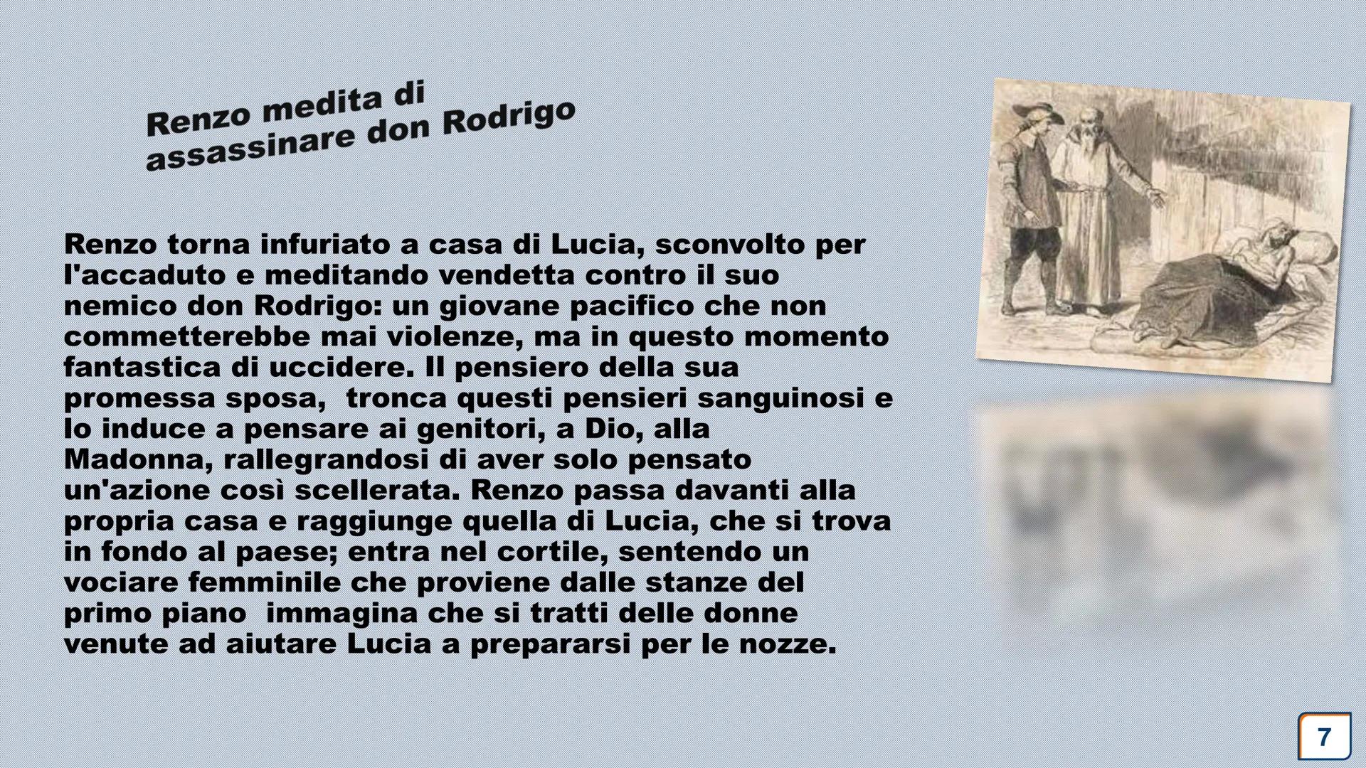 Capitolo II
I Promessi
Sposi Introduzione
"Lucia usciva in quel momento tutta attillata dalle
mani della madre. I neri e giovanili capelli,