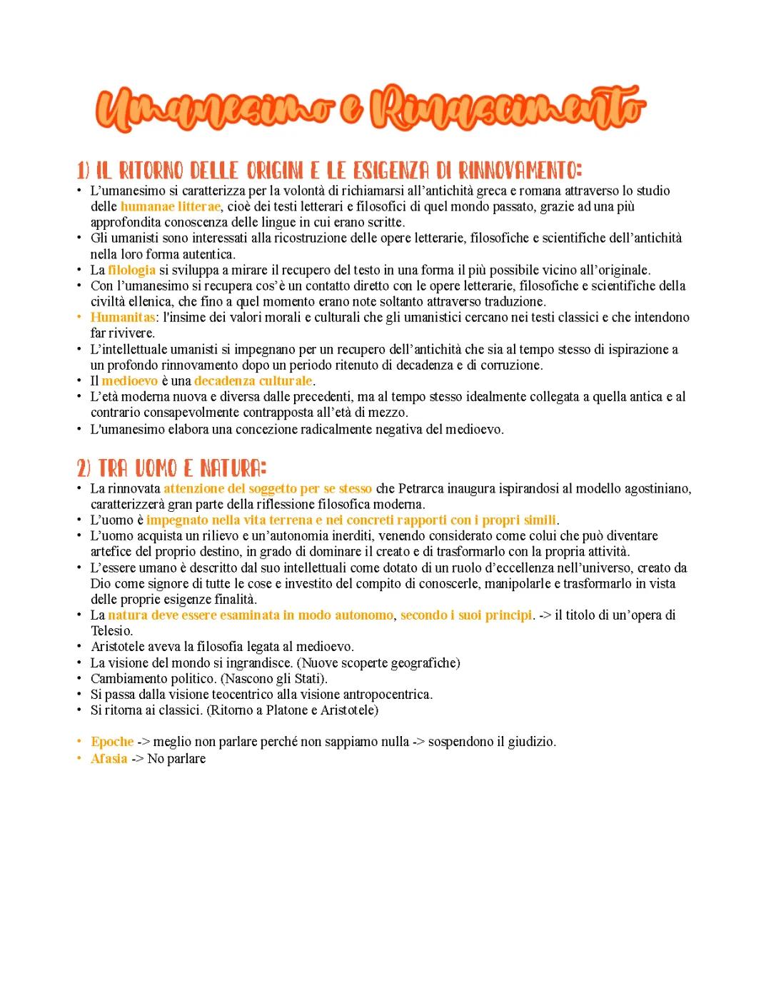 Nicola Cusano, Umanesimo e Rinascimento