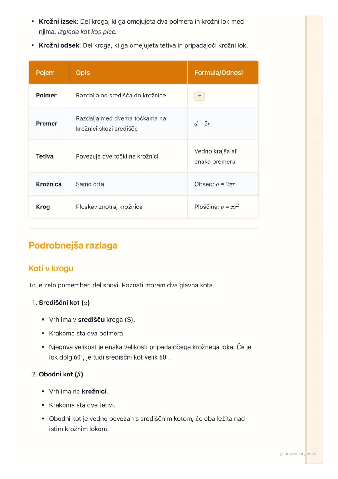 # Krog in krožnica
Uvod v krog in krožnico
Krog in krožnica sta osnovna geometrijska lika. Čeprav ju pogosto
zamenjujemo, je med njima pom