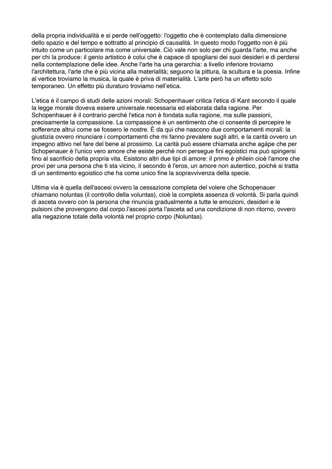 Schopenhauer (1788-1860)
! Schopenhauer ribadisce che la propria filosofia è "una Tebe dalle cento porte": una sorta di città
con pianta a r