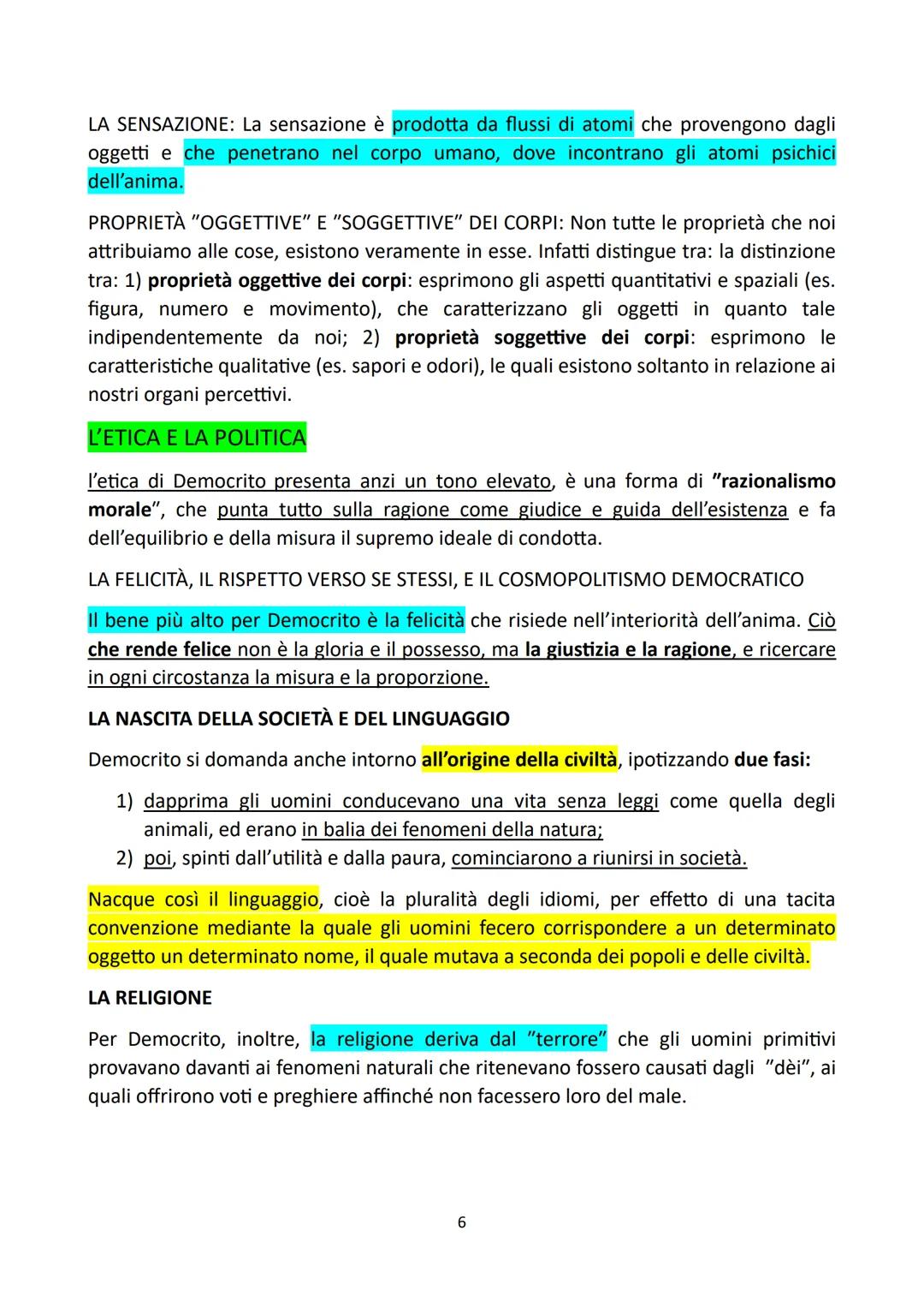 I FISICI PLURALISTI
I pensatori successivi alla Scuola di Elea ritengono che diverse teorie possono essere
utili e valide in contesti divers