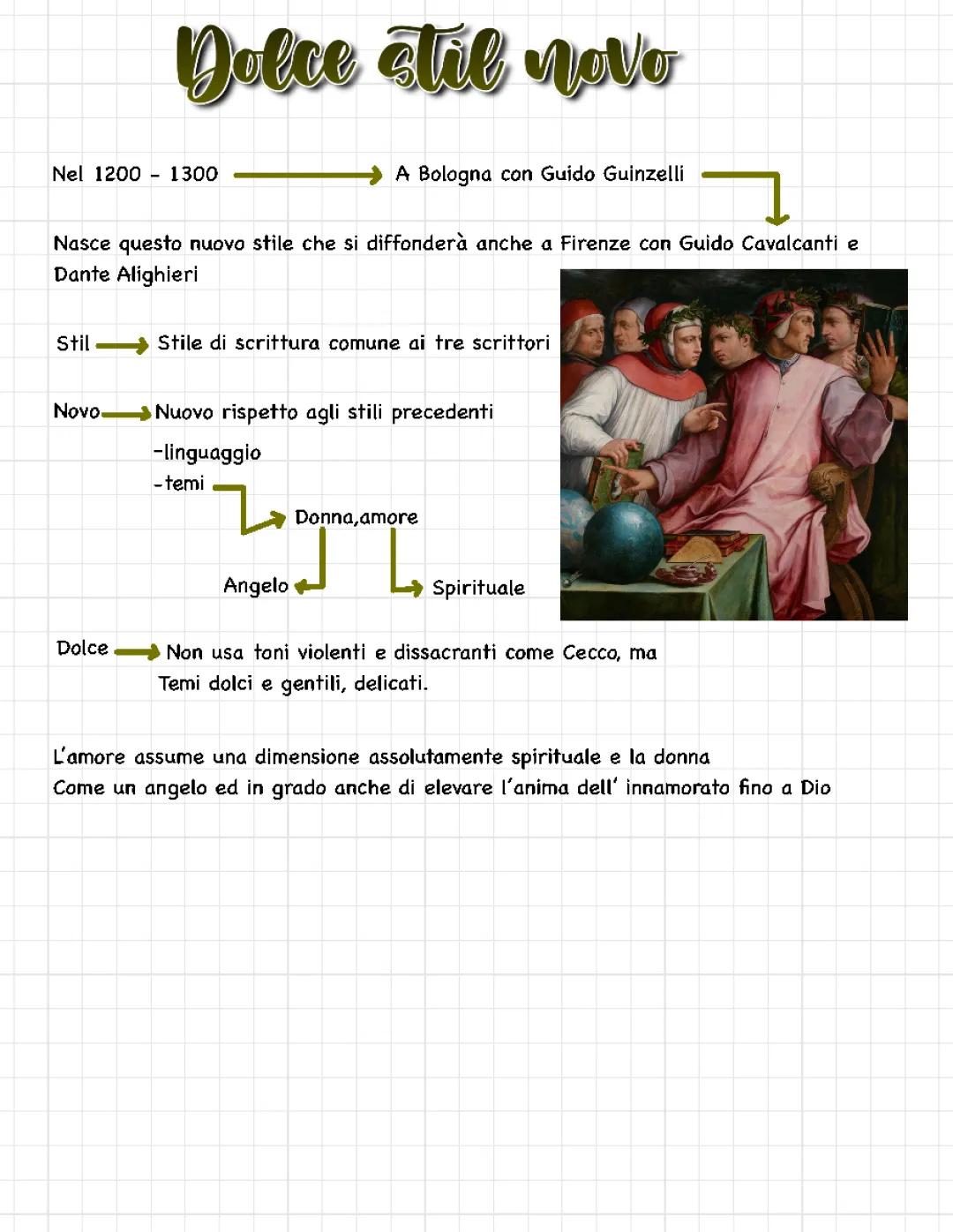 il dolce stil novo