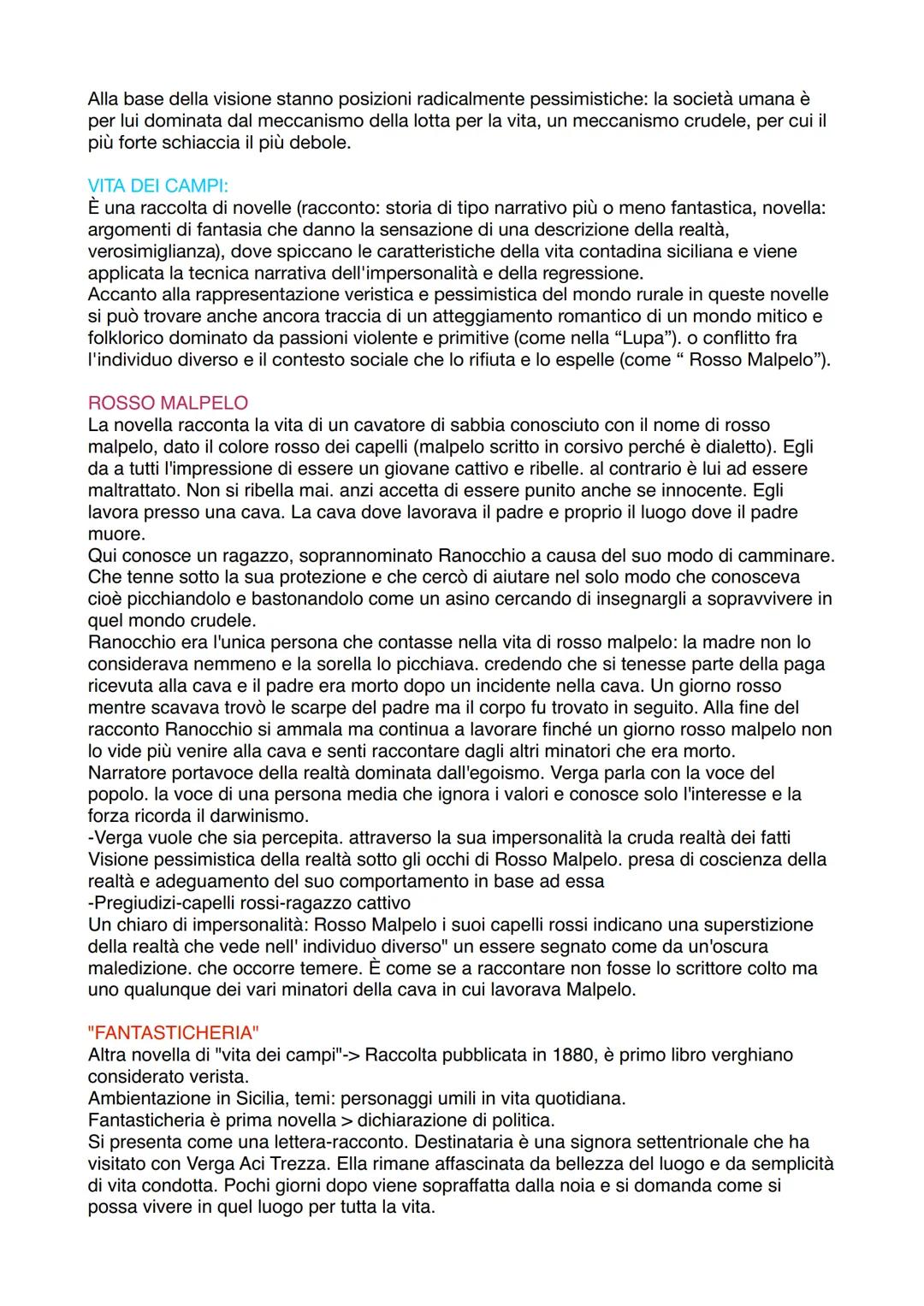 # GIOVANNI VERGA
Nasce a Catania nel 1840, da una famiglia di proprietari terrieri. Compì i primi studi presso
maestri privati, in particol