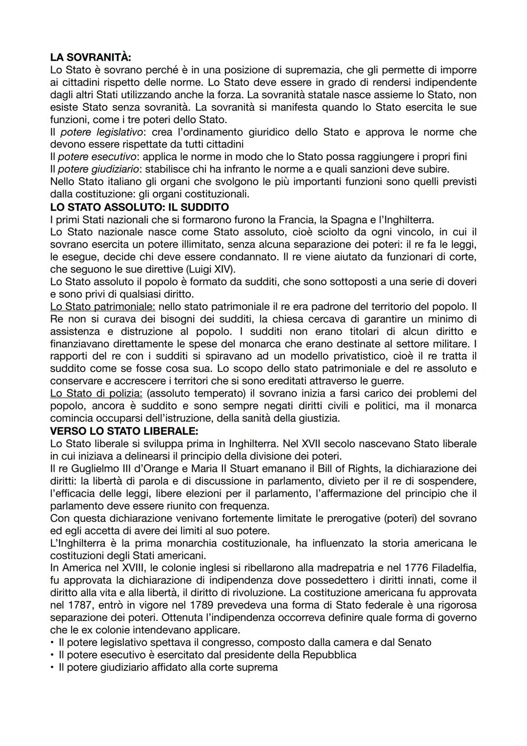 LO STATO: DA SUDDITI A CITTADINI
DALLA SOCIETÀ ALLO STATO:
La società nasce dal bisogno di associarsi che le persone sentono per vivere megl
