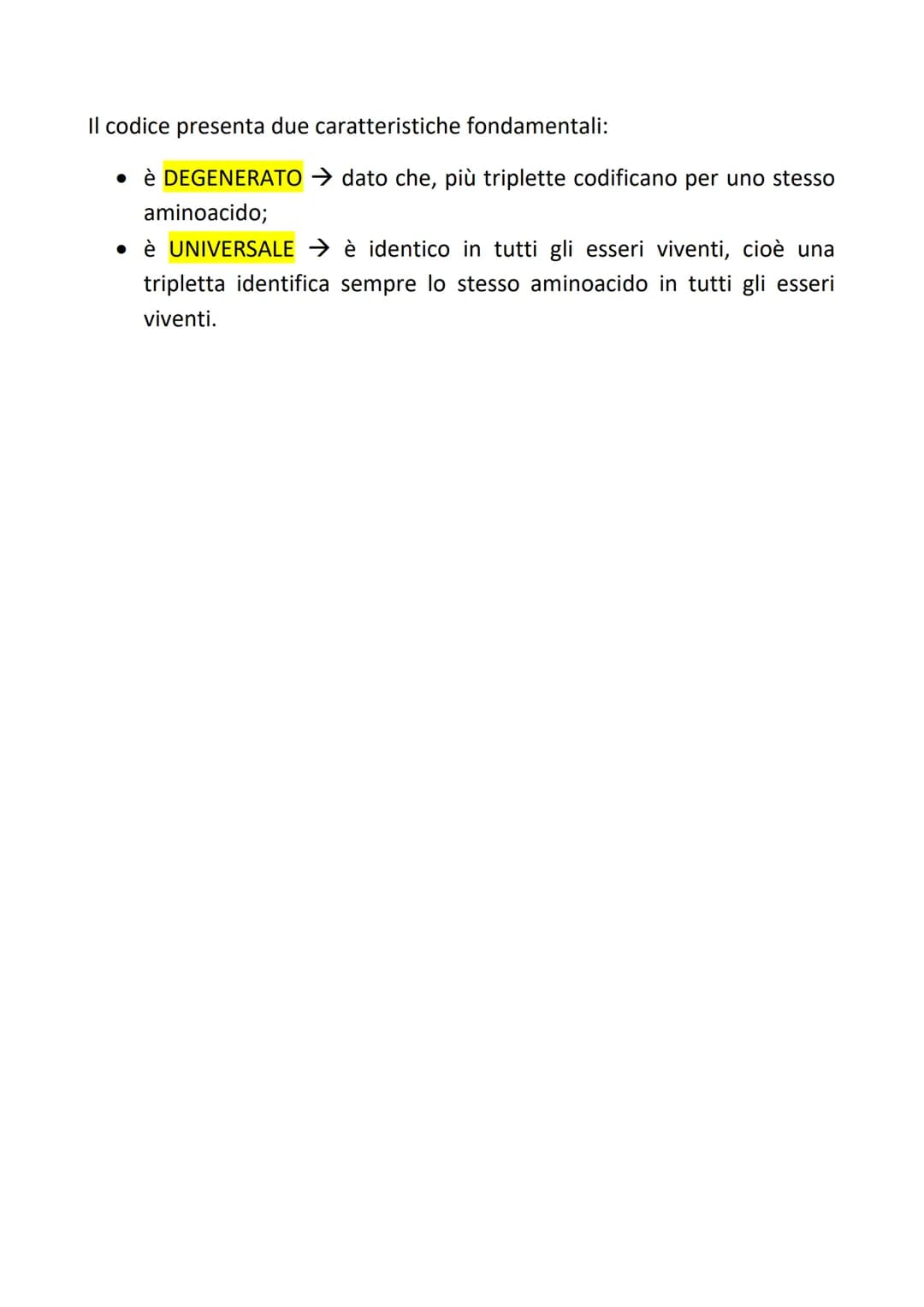 # IL CODICE GENETICO
I GENI sono porzioni di DNA di un cromosoma che contengono
l'informazione per formare la proteina che determina le car