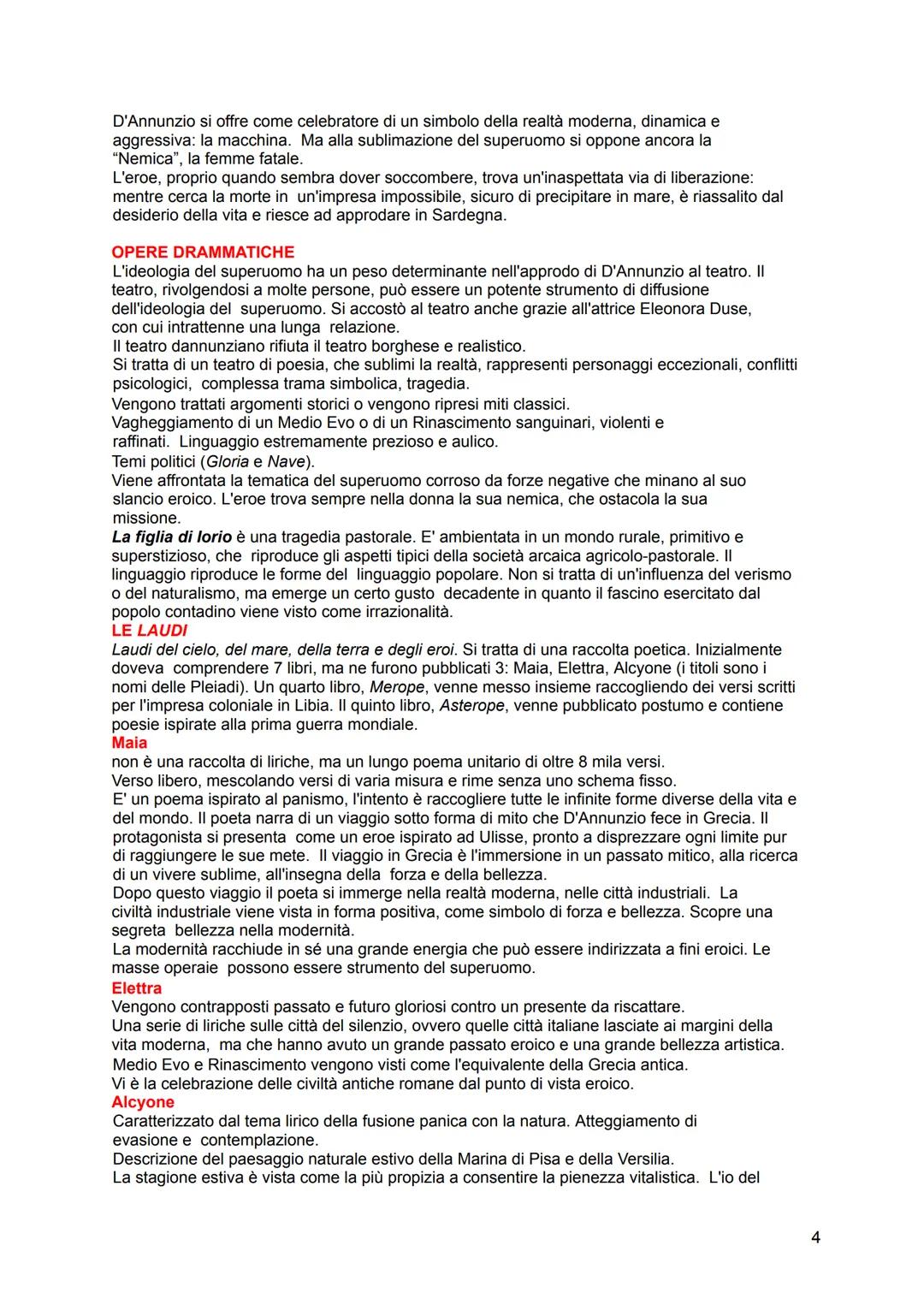 # GABRIELE D'ANNUNZIO
L'ESTETA
Gabriele D'Annunzio ebbe una vita particolare poiché visse secondo i principi dell'estetismo
secondo i qual