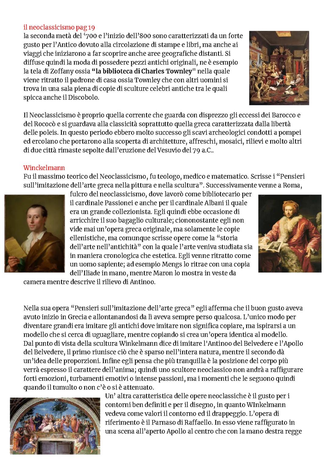 Neoclassicismo e Canova