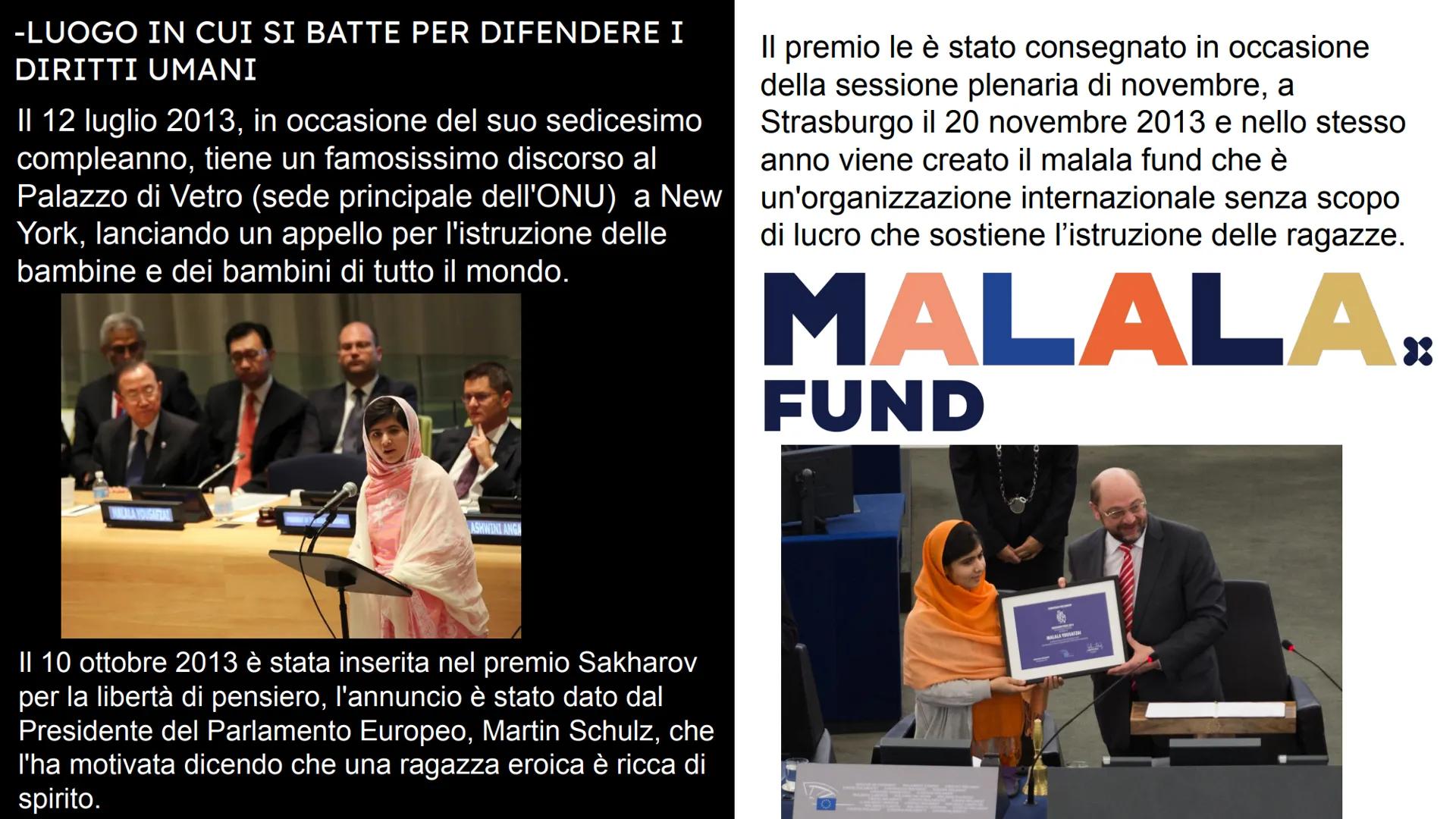 Malala
Yousafzai -ASPETTI BIOGRAFICI
Nasce a Mingora, in Pakistan settentrionale, il 12 luglio 1997,
figlia di Ziauddin, insegnante e attivi