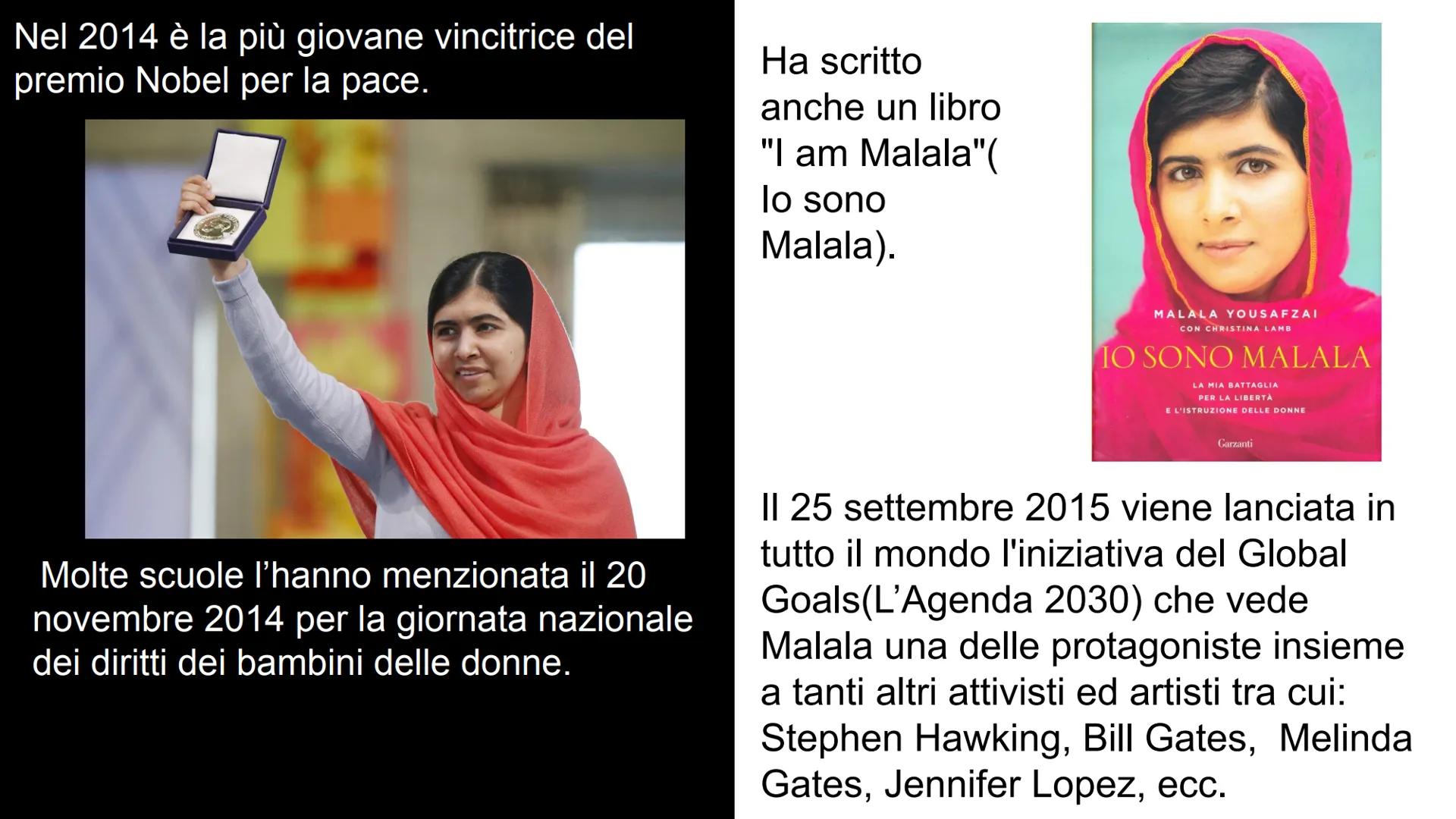 Malala
Yousafzai -ASPETTI BIOGRAFICI
Nasce a Mingora, in Pakistan settentrionale, il 12 luglio 1997,
figlia di Ziauddin, insegnante e attivi