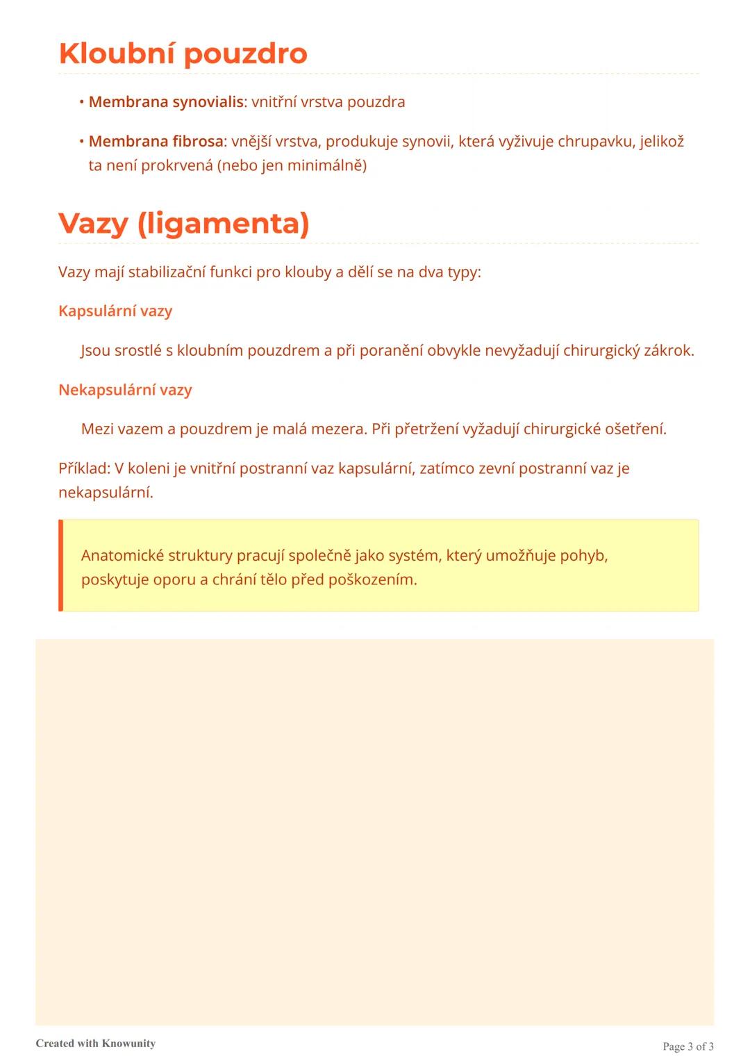 # Základy anatomie
Základní anatomické znalosti pro studium fyzioterapie, zaměřené na strukturu a funkci
šlach, kostí, chrupavek a svalů.