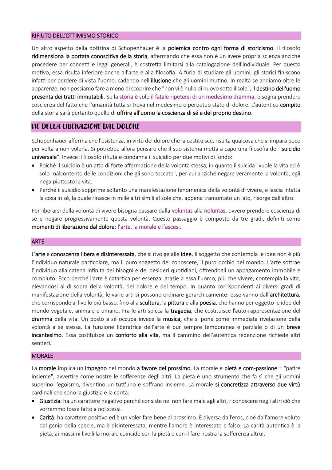 SCHOPENHAUER
VITA E OPERE
Arthur Schopenhauer nasce nel 1788 a Danzica in Polonia da una famiglia benestante. Il padre era un banchiere
e lo