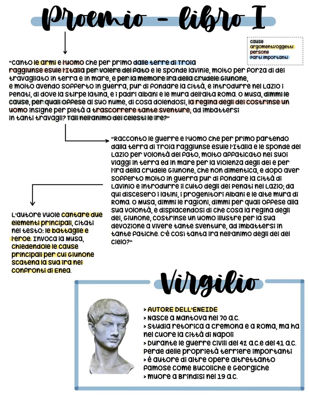 proemio dell’eneide