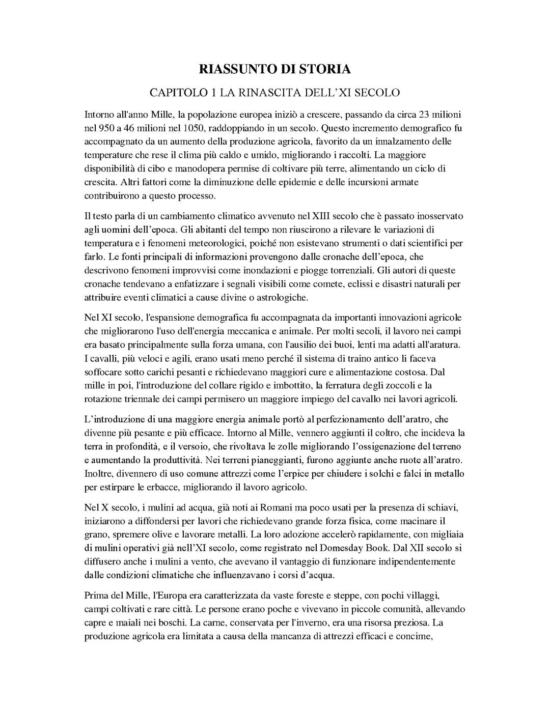 Storia: Dalla rinascita dell'XI secolo fino alle Crociate