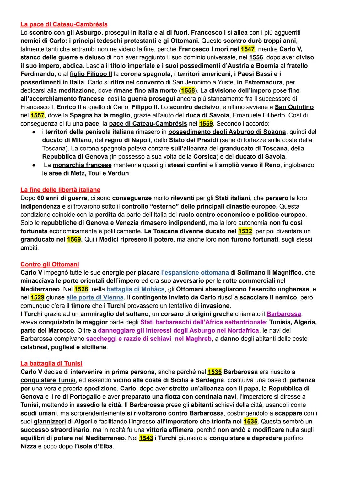 # CARLO V E L'IDEALE DI' IMPERO UNIVERSALE
Carlo v e l'ideale di impero universale
Nella prima metà del Cinquecento, in Europa nasce l'ult