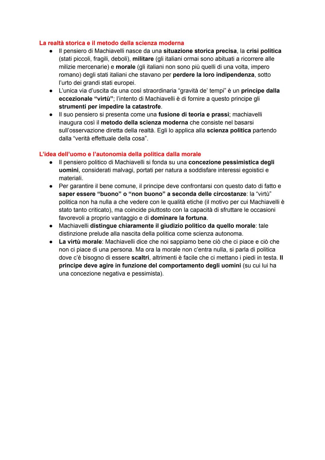 Il principe di Machiavelli
La vita
● 1469: nasce a Firenze (anno in cui Lorenzo il Magnifico prende il potere)
1527: muore a Firenze, poco d
