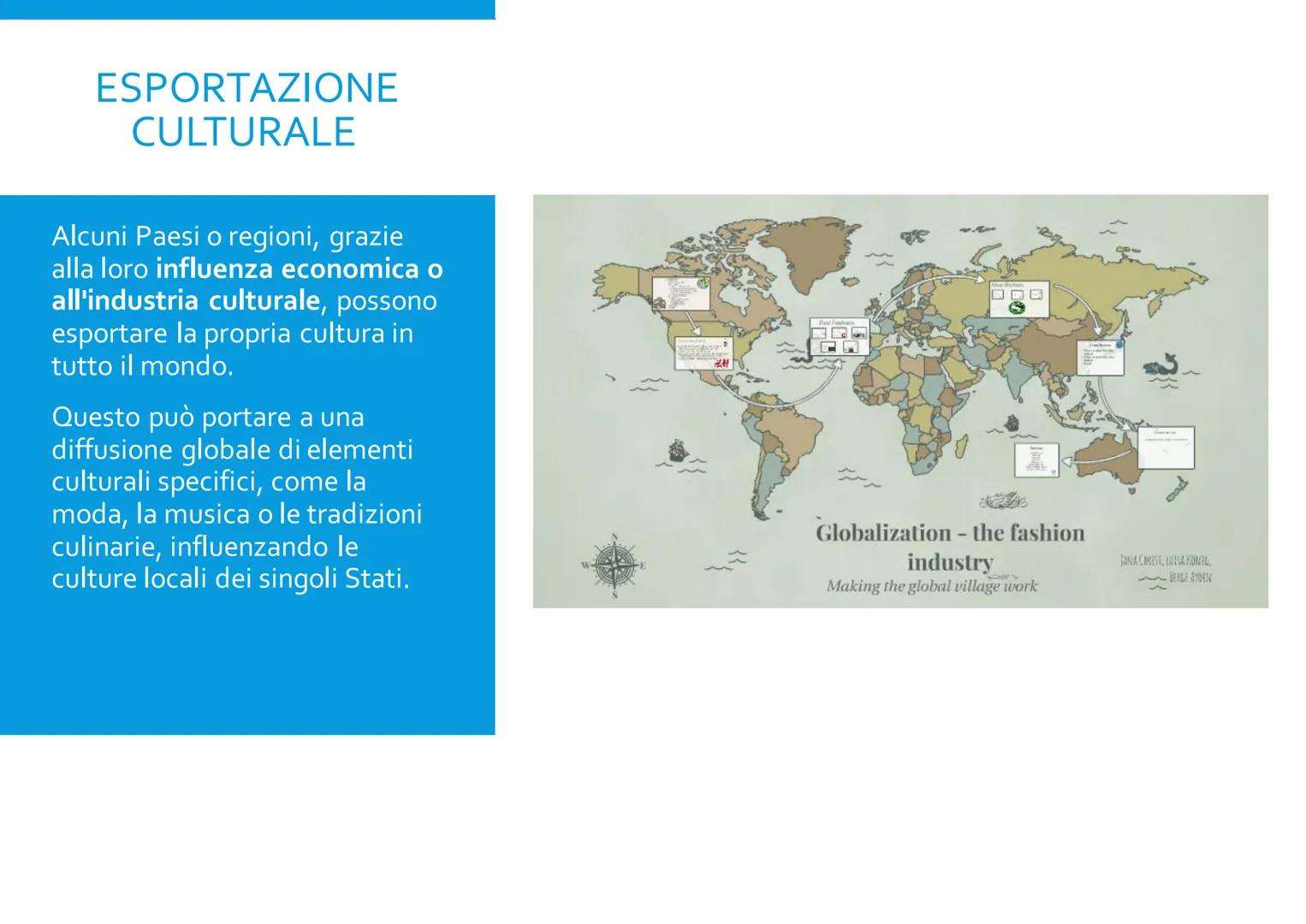 LA GLOBALIZZAZIONE
Elisa Agosti CHE COS'È LA GLOBALIZZAZIONE?
La globalizzazione è un processo che riguarda l'integrazione
e l'interconnessi