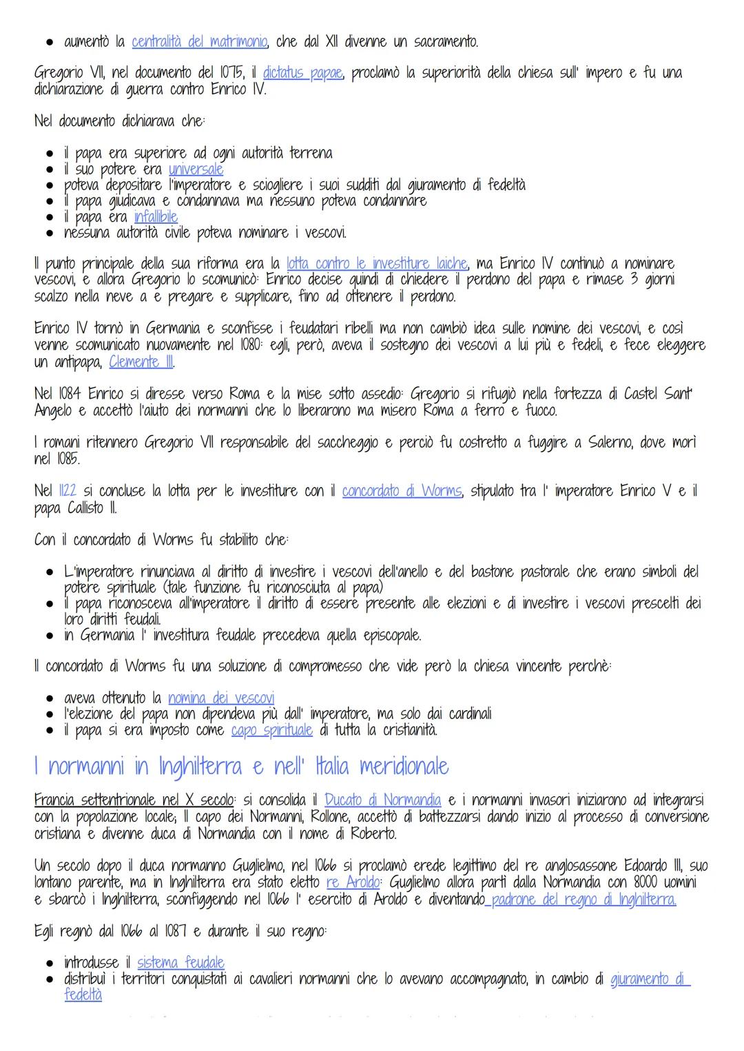 La lotta per le investiture
La nascita di nuovi ordini monastici
Gli ottoni avevano creato una vera e propria aristocrazia ecclesiastica che