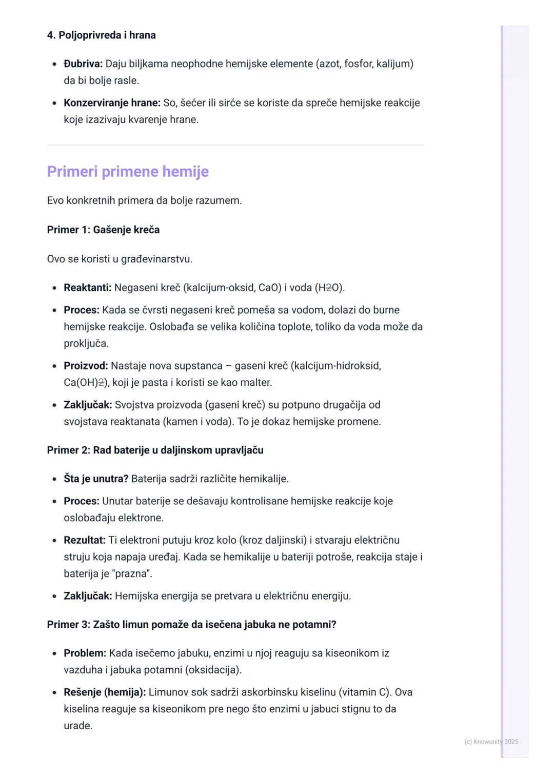 # Značaj hemije
Uvod - zašto je hemija važna?
Hemija je svuda oko nas, ne samo u laboratoriji sa epruvetama. To je nauka koja
proučava od