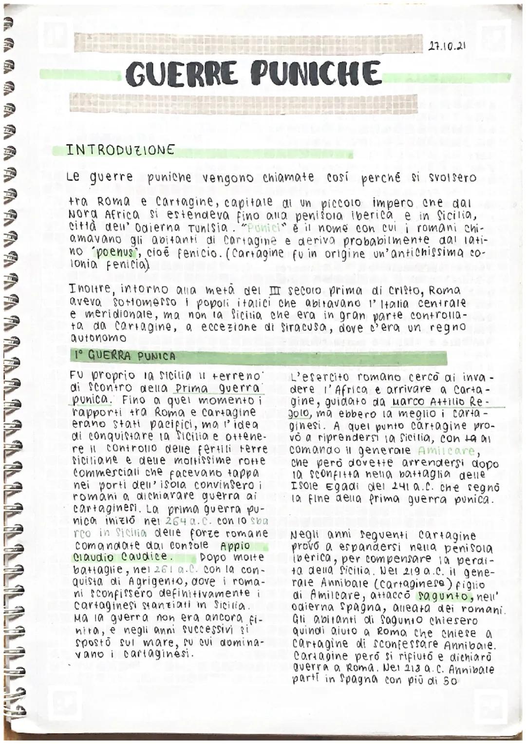 FA FA FAGFAAAAAAAaa
GUERRE PUNICHE
INTRODUZIONE
Le guerre
puniche vengono chiamate cosí perché si svolsero
tra Roma e Cartagine, capitale di