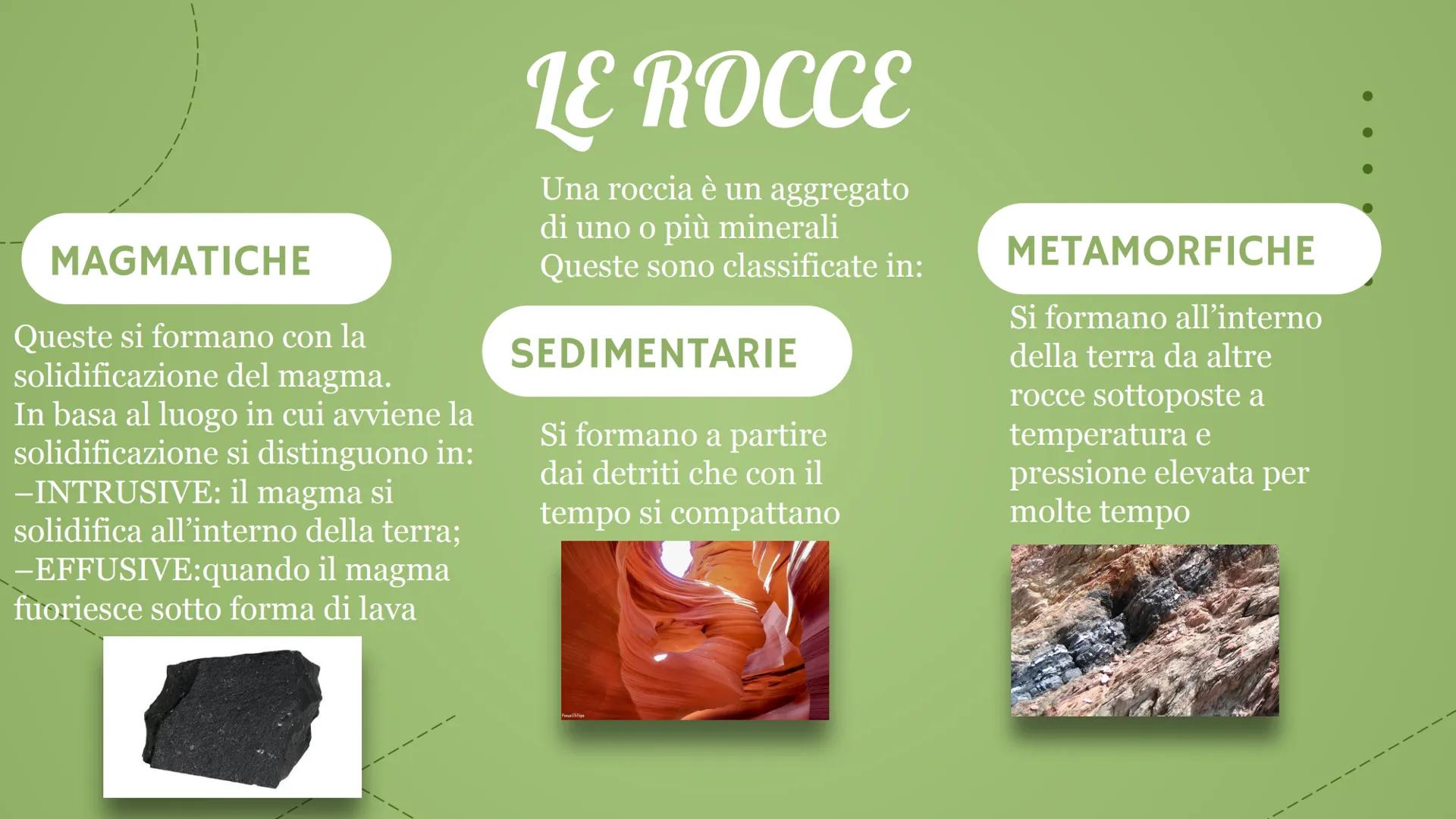 80
La struttura
della terra MANTELLO
La geologia studia l'origine, la composizione,
la struttura e le trasformazioni della terra.
CROSTA
TER
