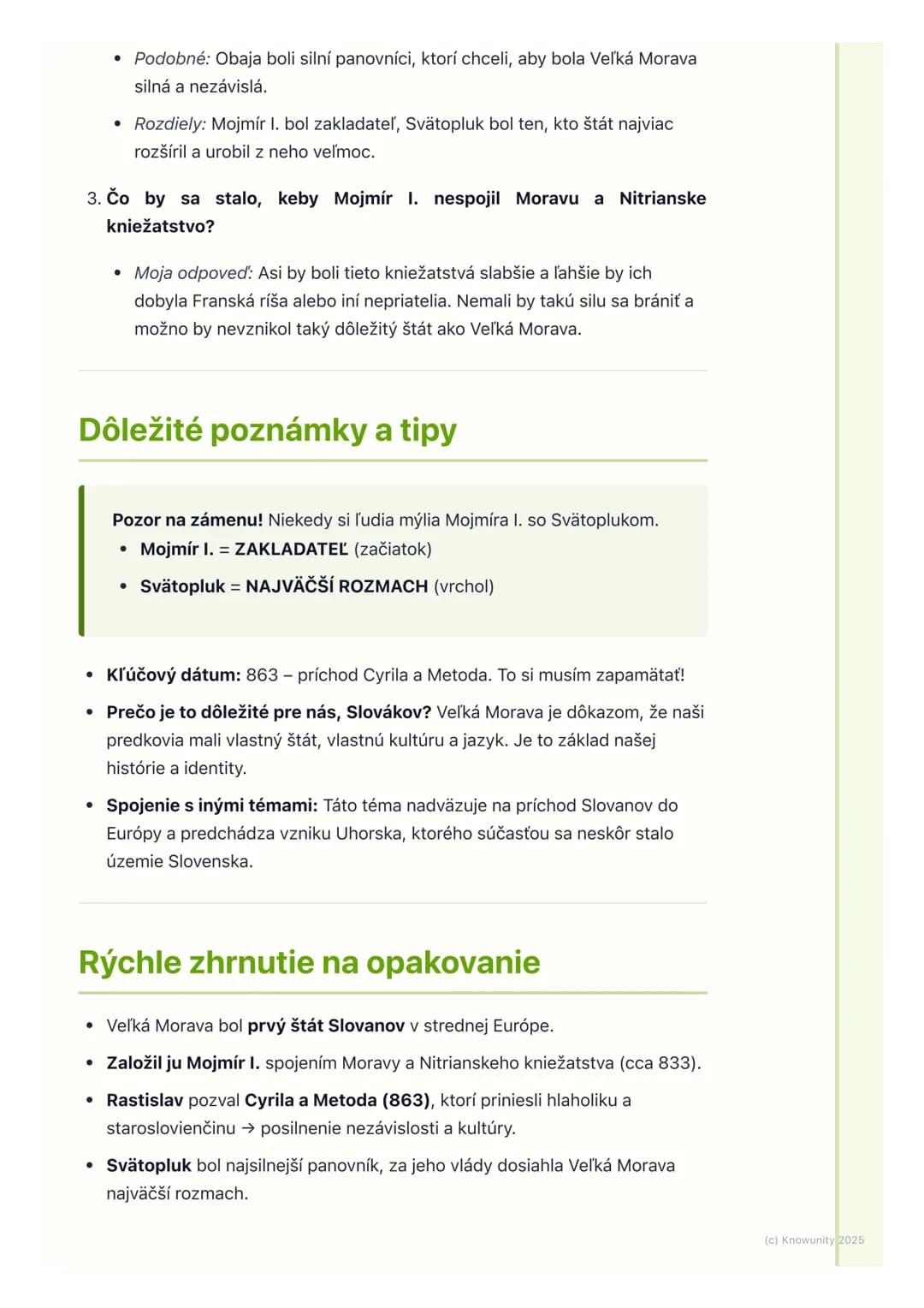 # Veľká Morava – prvý štát
Slovanov
Prehľad a úvod
Takže, Veľká Morava. Toto je super dôležitá téma pre náš dejepis, lebo to bol
vlastne p