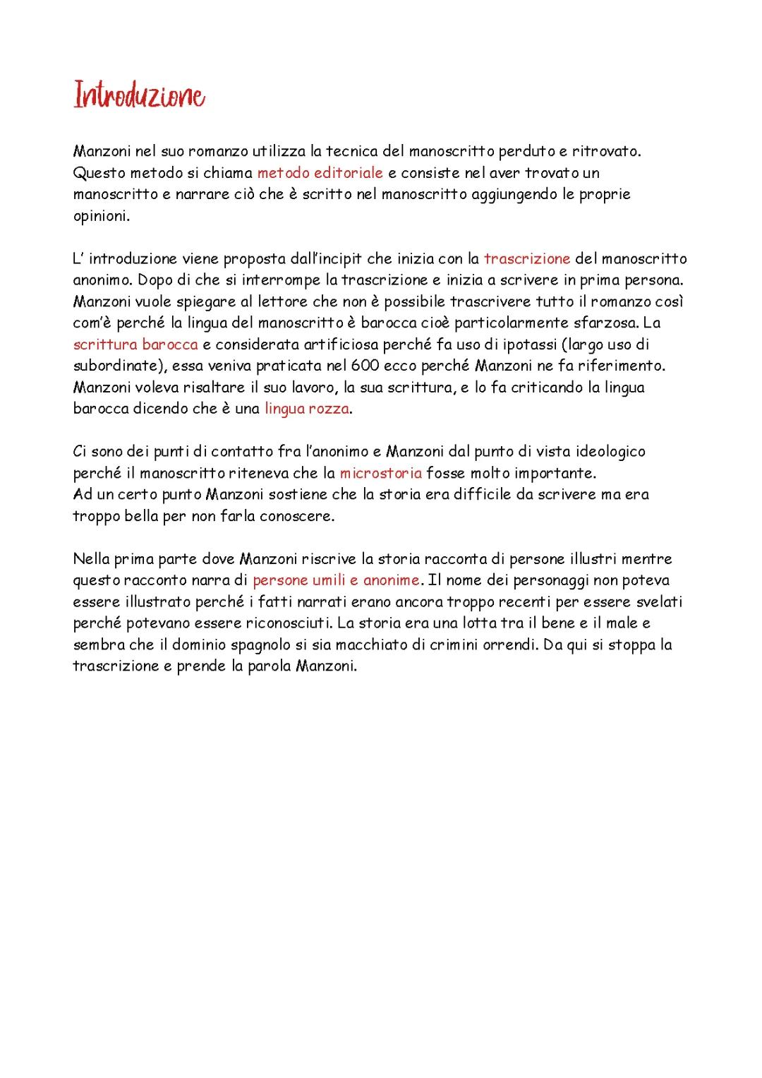 Promessi Sposi - Introduzione