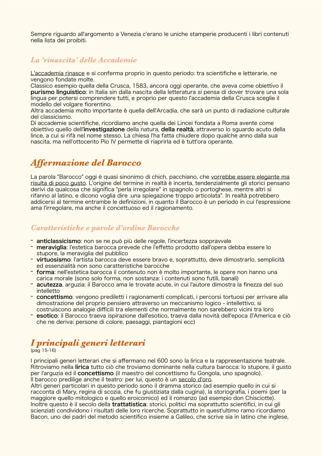 Il Barocco
Introduzione
Durante il 400 e 500 (tranne gli ultimi decenni di quest'ultimo) si parla di una società umanistico
- rinascimentale