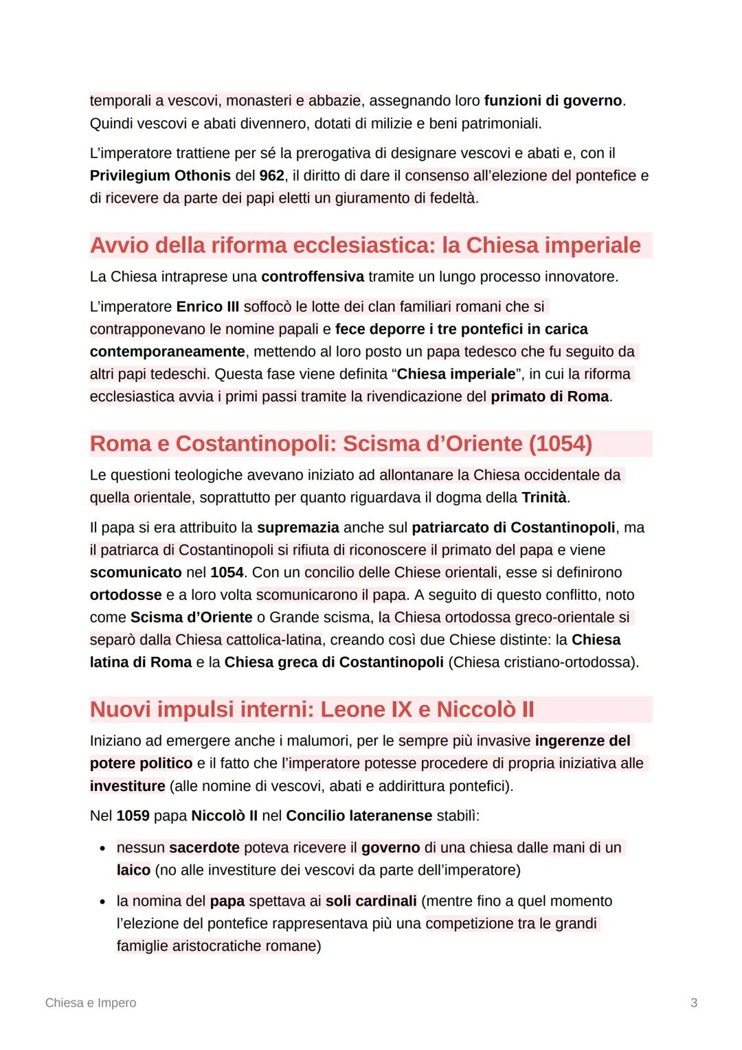 # Chiesa e Impero
1. Chiesa di Roma: eterodossia e riforma
Nascita dei movimenti religiosi eterodossi
Nascono nuovi fenomeni religiosi, c