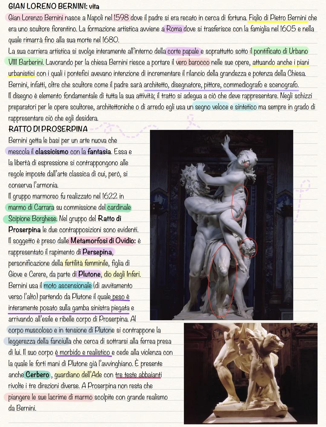 GIAN LORENO BERNINI: vita
Gian Lorenzo Bernini nasce a Napoli nel 1598 dove il padre si era recato in cerca di fortuna. Figlio di Pietro Ber
