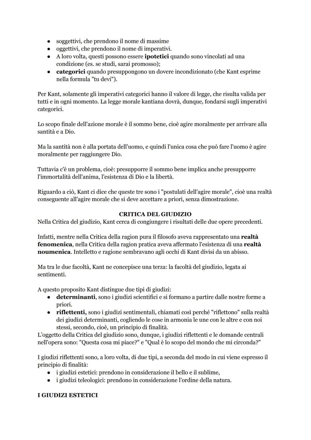 KANT
Immanuel Kant nacque a Konigsberg da famiglia di origine scozzese, allora capoluogo della
Prussia.
Durante la sua vita, possiamo dist