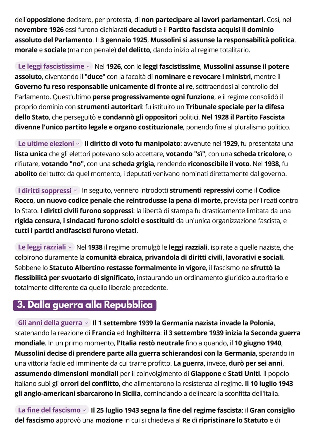 La Costituzione italiana
1. Lo Statuto Albertino
Lo Statuto del regno Lo Statuto albertino fu concesso dal re Carlo Alberto di Savoia il 4
