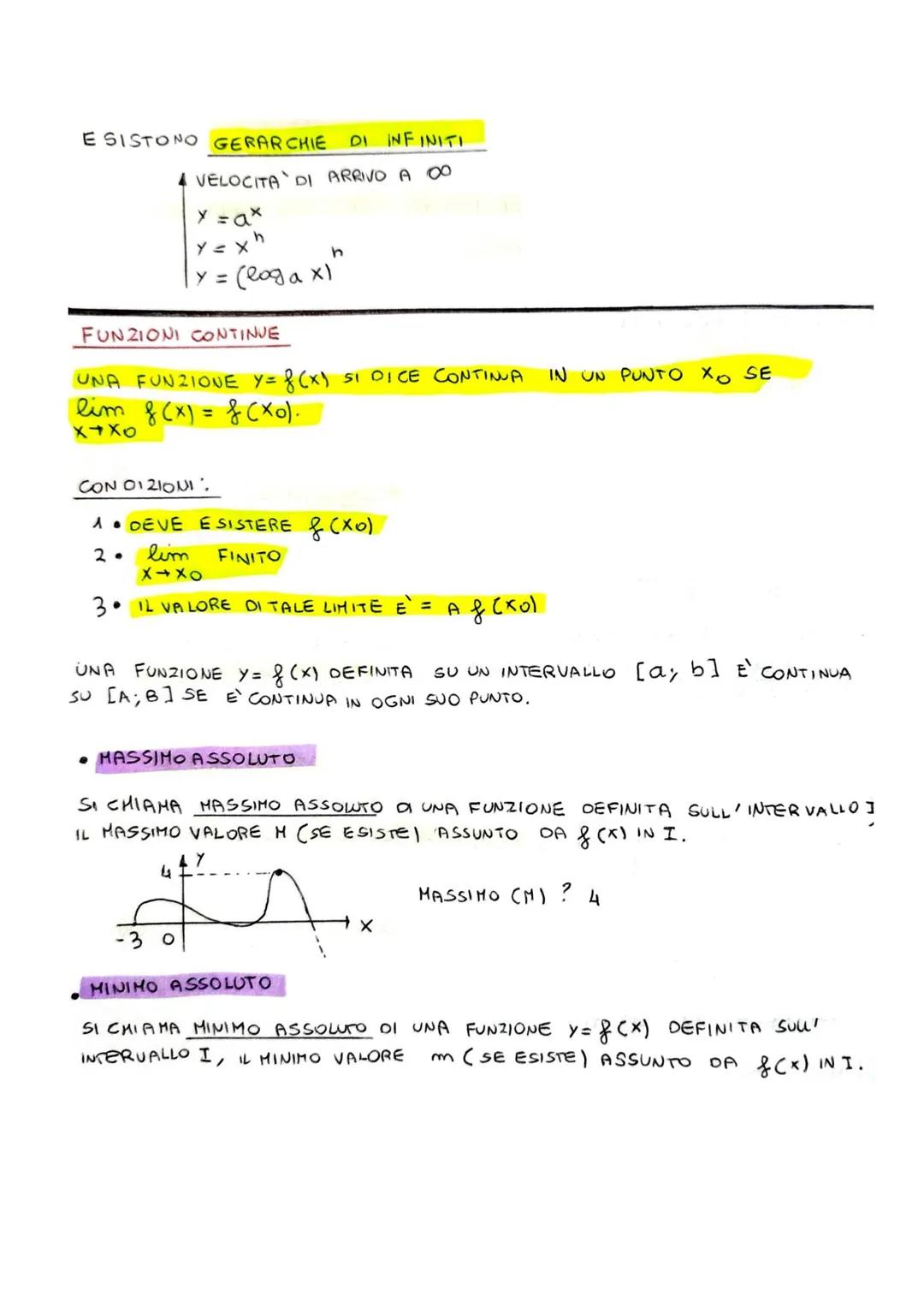 ANALISI MATEMATICA (TEORIA)
FUNZIONI
• CRESCENTE
f
DECRESCENTE → 8:0¬R
→ f:D → R
UNA FUNZIONE SI DICE STRETTAMENTE CRESCENTE SU UN INTERVALL