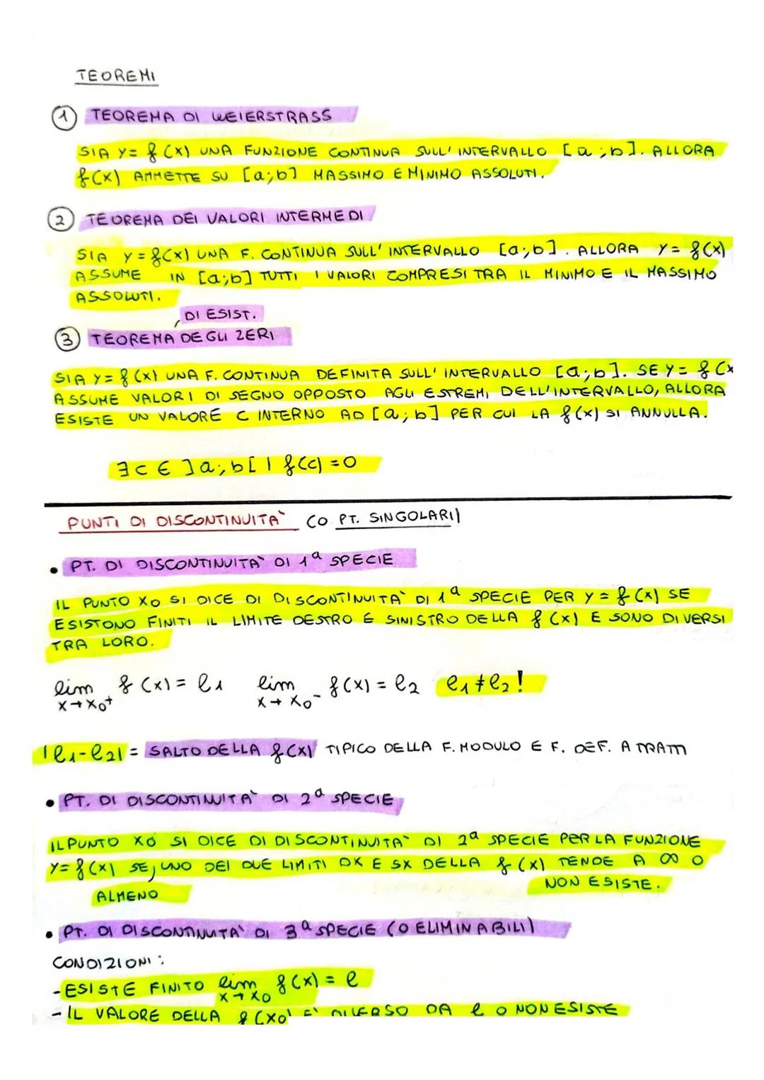 ANALISI MATEMATICA (TEORIA)
FUNZIONI
• CRESCENTE
f
DECRESCENTE → 8:0¬R
→ f:D → R
UNA FUNZIONE SI DICE STRETTAMENTE CRESCENTE SU UN INTERVALL