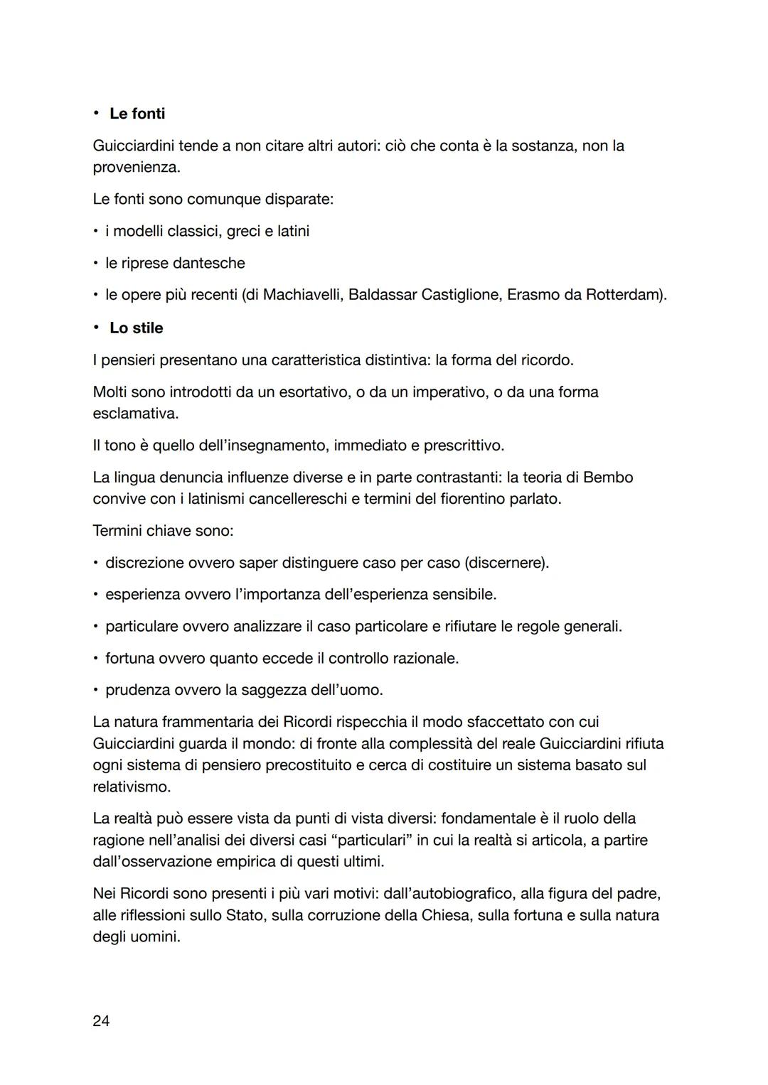 Guicciardini
Stesso periodo di Machiavelli, fine 1400 inizio 1500.
• Morte di Lorenzo il Magnifico nel 1492.
• Periodo di "turbazione".
• Po